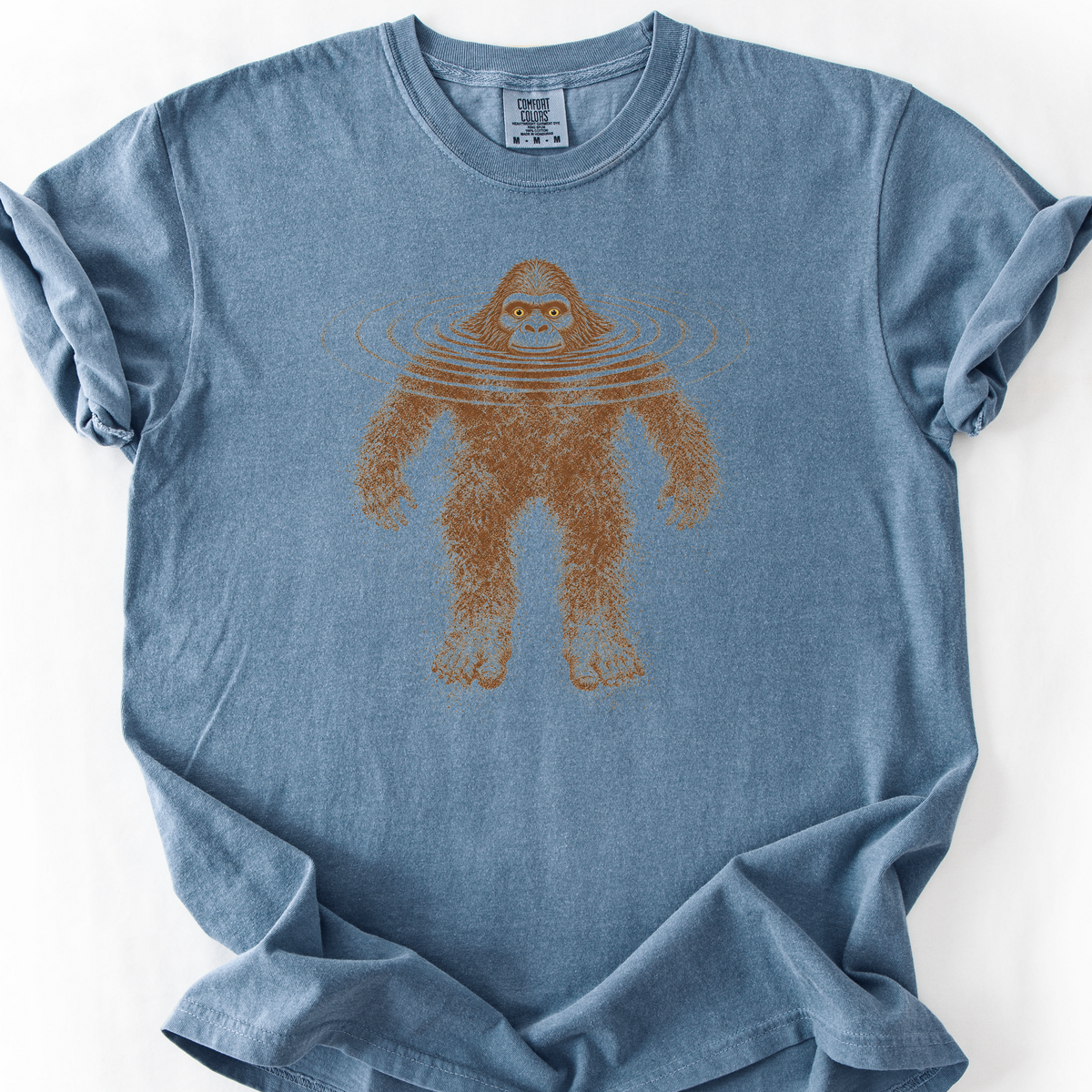 Bigfoot Submerged T-Shirt — Blue Jean