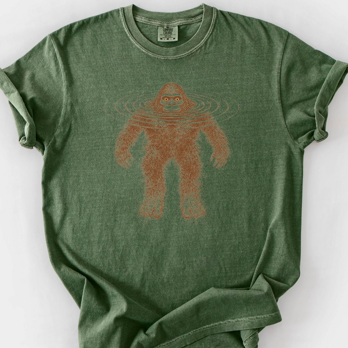Bigfoot Submerged T-Shirt — Moss