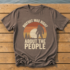 bigfoot was right about the people_sunset slat silhouette T-Shirt — Espresso