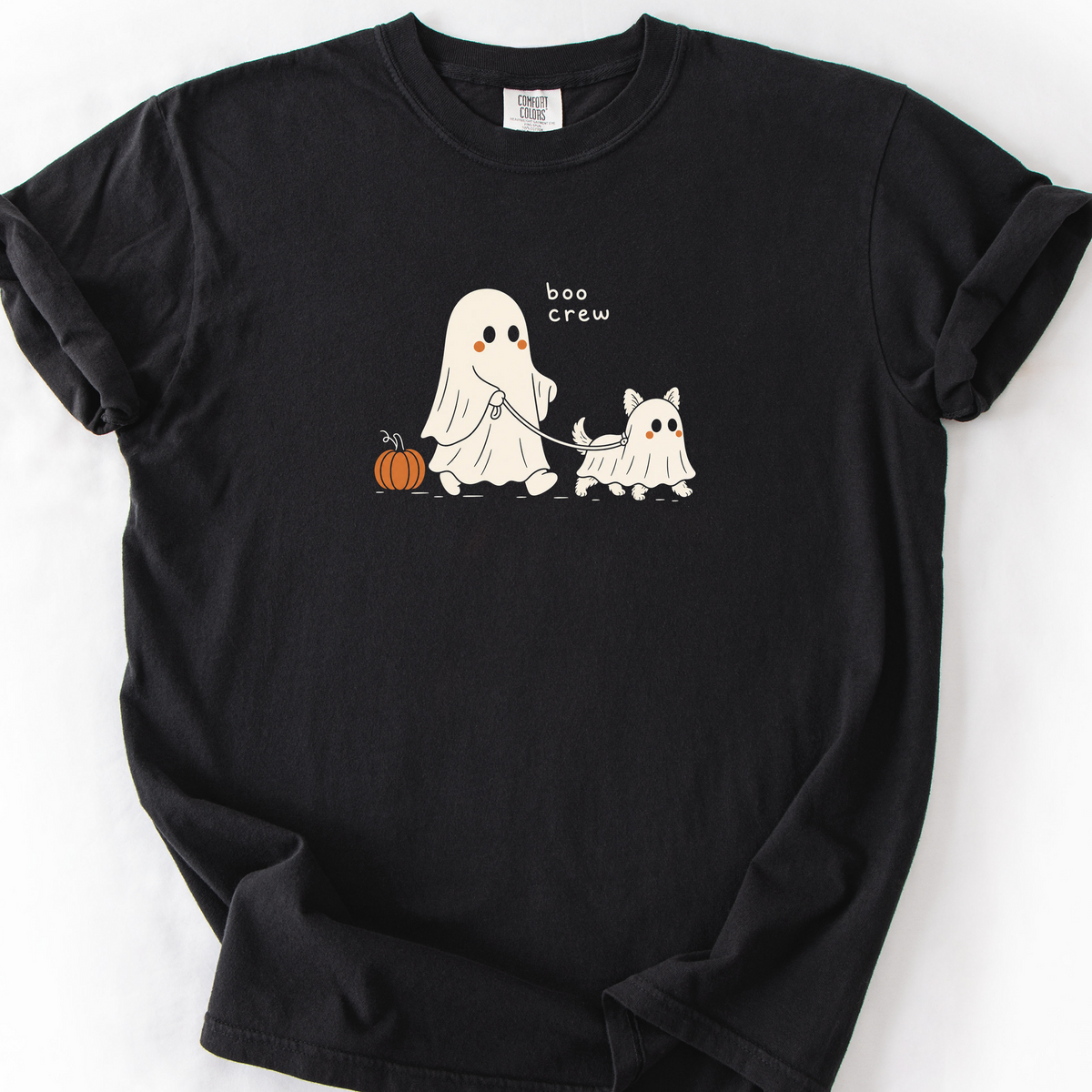Boo Crew T-Shirt — Black