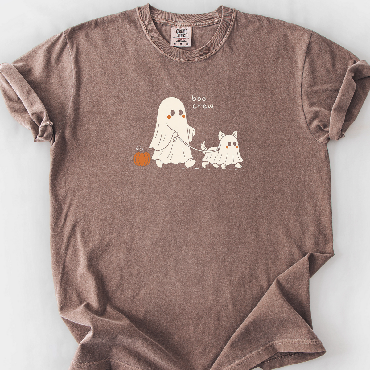 Boo Crew T-Shirt — Espresso