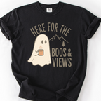 Boos And Views T-Shirt — Black