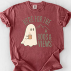 Boos And Views T-Shirt — Brick