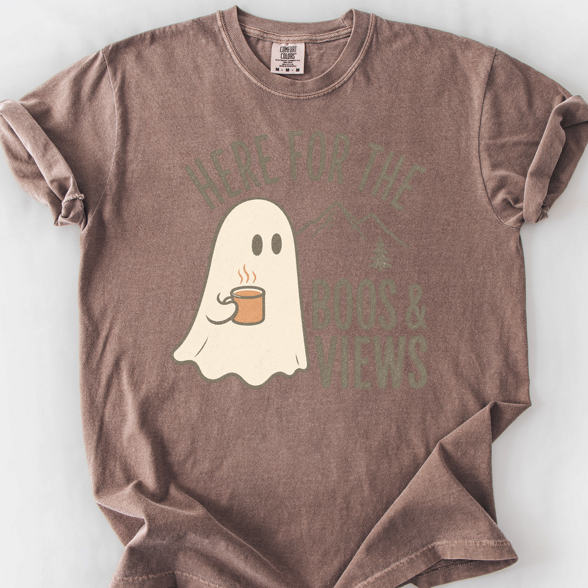 Boos And Views T-Shirt — Espresso