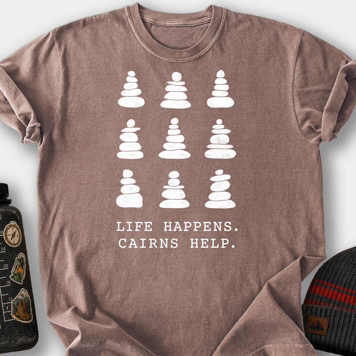Cairn Specimen Chart T-Shirt — Espresso