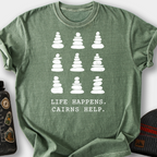 Cairn Specimen Chart T-Shirt — Moss