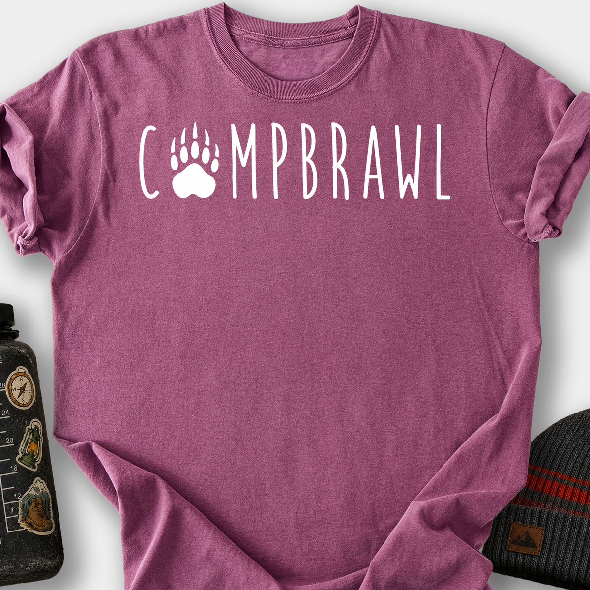 Camp Brawl Alibi T-Shirt — Berry