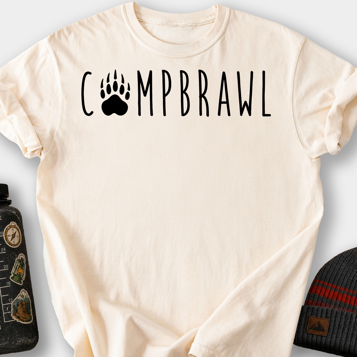 Camp Brawl Alibi T-Shirt — Ivory