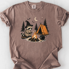 Camp Witch Raccoon T-Shirt — Espresso