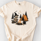 Camp Witch Raccoon T-Shirt — Ivory