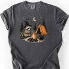 Camp Witch Raccoon T-Shirt — Pepper