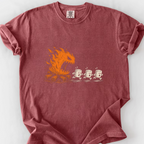 Campfire Chaos T-Shirt — Brick