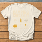 camping checklist T-Shirt — Ivory