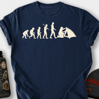 Camping Evolution T-Shirt — Navy
