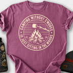 Camping Without S'mores T-Shirt — Berry