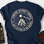 Camping Without S'mores T-Shirt — Navy