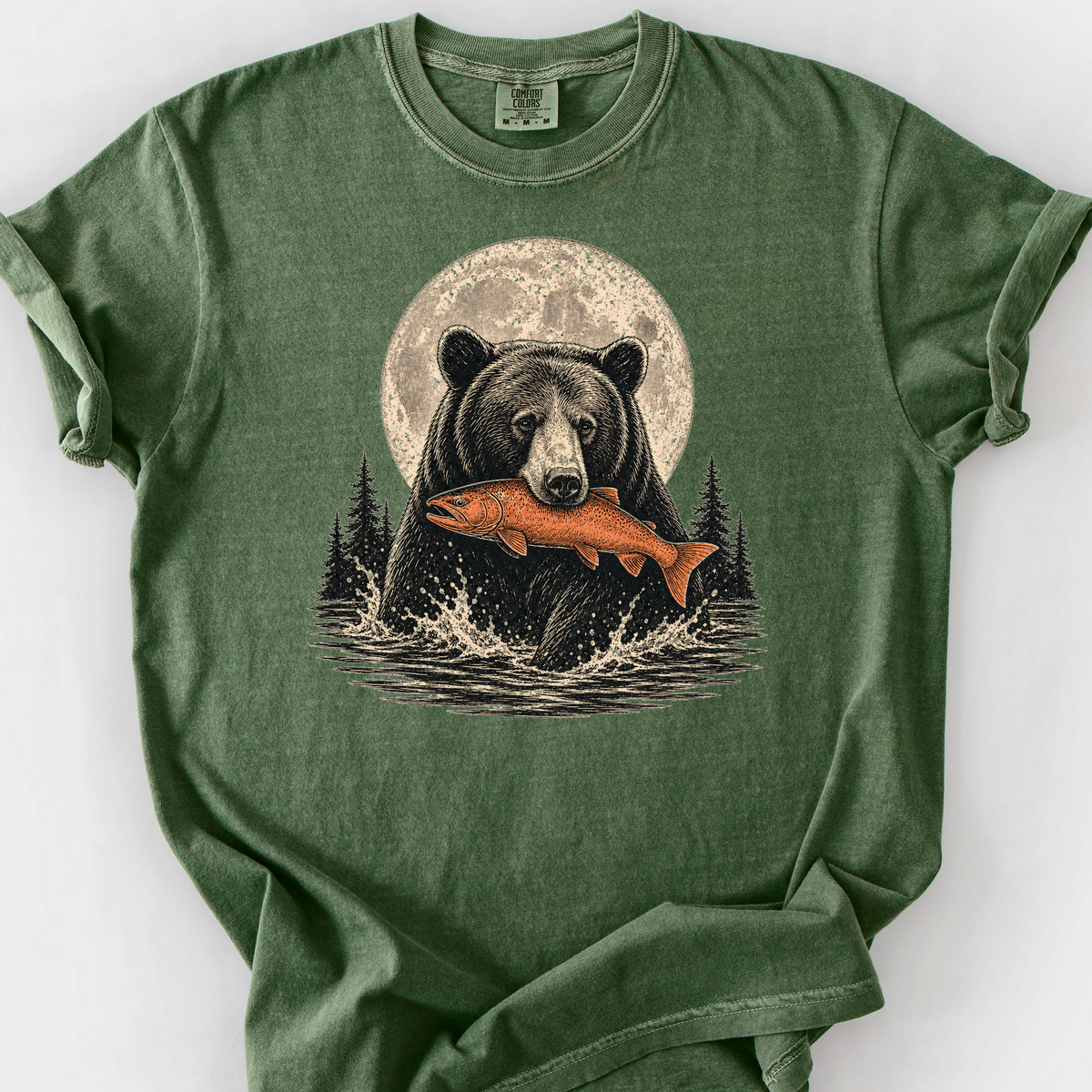 Catch of the Night T-Shirt — Moss