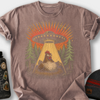 Chicken Abduction T-Shirt — Espresso