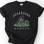 Cozy Campfire T-Shirt — Black