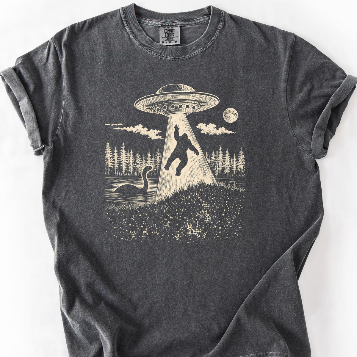 Cryptid Abduction T-Shirt — Pepper