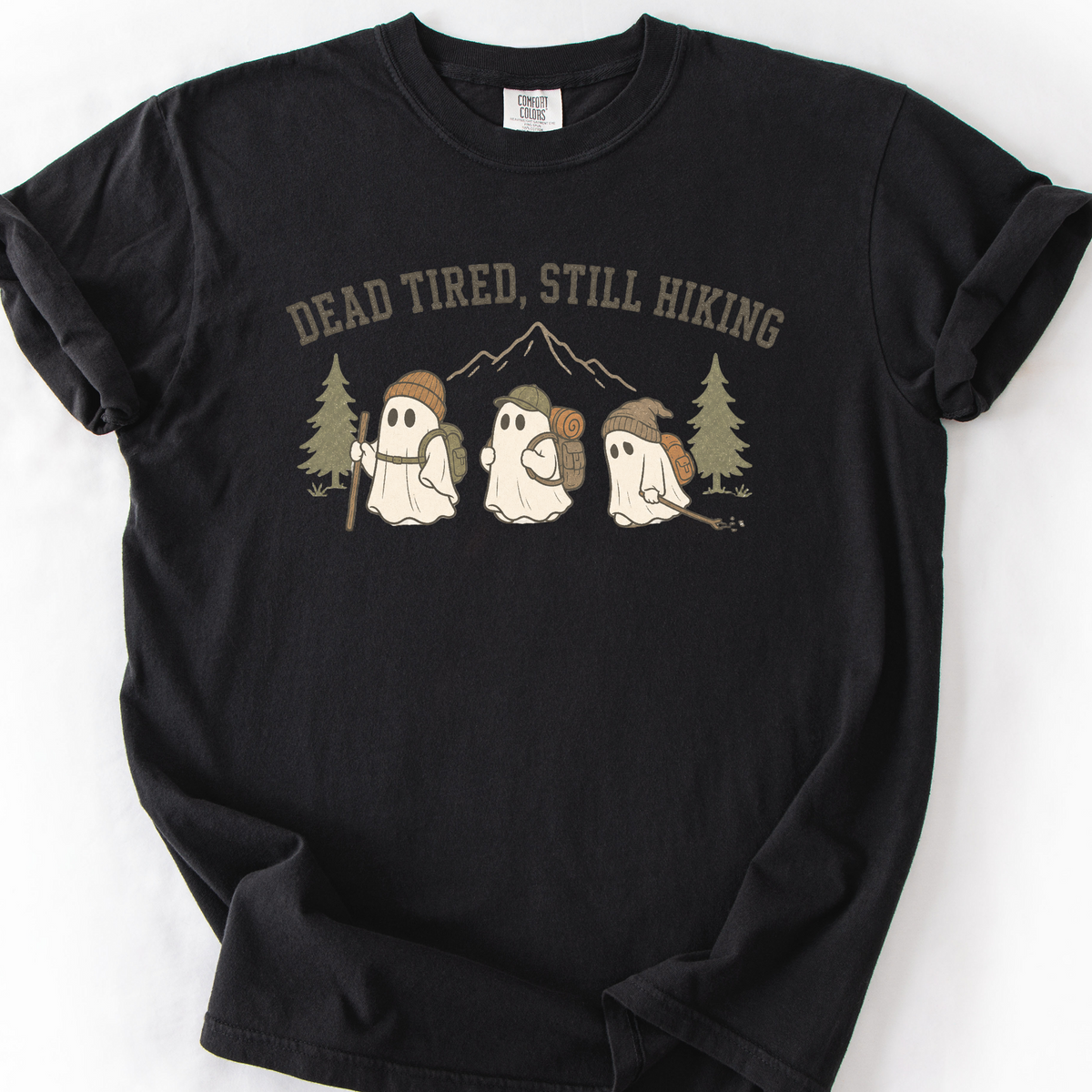 Dead Tired Still Hiking T-Shirt — Black