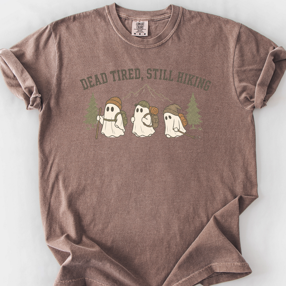 Dead Tired Still Hiking T-Shirt — Espresso