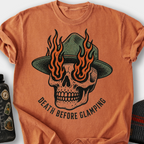 Death Before Glamping T-Shirt — Yam