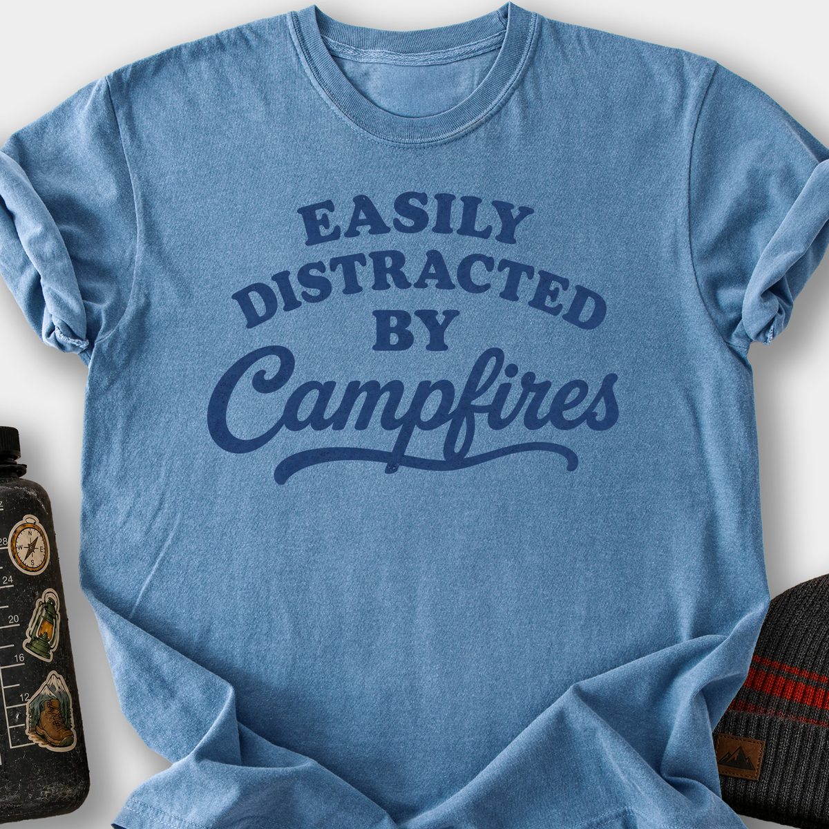 Distracted by Campfires T-Shirt — Blue Jean
