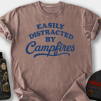 Distracted by Campfires T-Shirt — Espresso