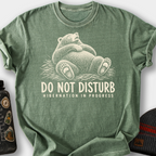 Do Not Disturb Hibernation Lounging T-Shirt — Moss