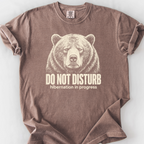 Do Not Disturb Hibernation T-Shirt — Espresso