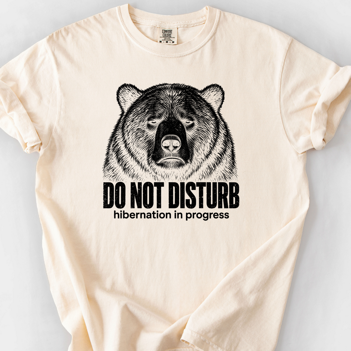 Do Not Disturb Hibernation T-Shirt — Ivory