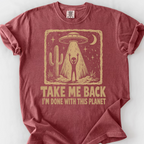 Done With This Planet T-Shirt — Brick