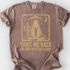 Done With This Planet T-Shirt — Espresso