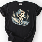 Downhill From Here T-Shirt — Black