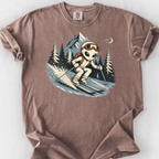 Downhill From Here T-Shirt — Espresso