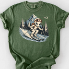 Downhill From Here T-Shirt — Moss