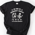 Emergency Contact T-Shirt — Black
