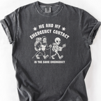 Emergency Contact T-Shirt — Pepper