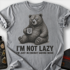 Energy Saving Mode T-Shirt — Grey