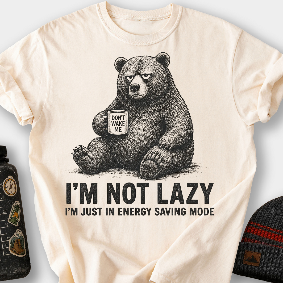 Energy Saving Mode T-Shirt — Ivory