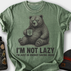Energy Saving Mode T-Shirt — Moss