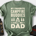 My Favorite Campfire Buddies Call Me Dad T-Shirt — Moss