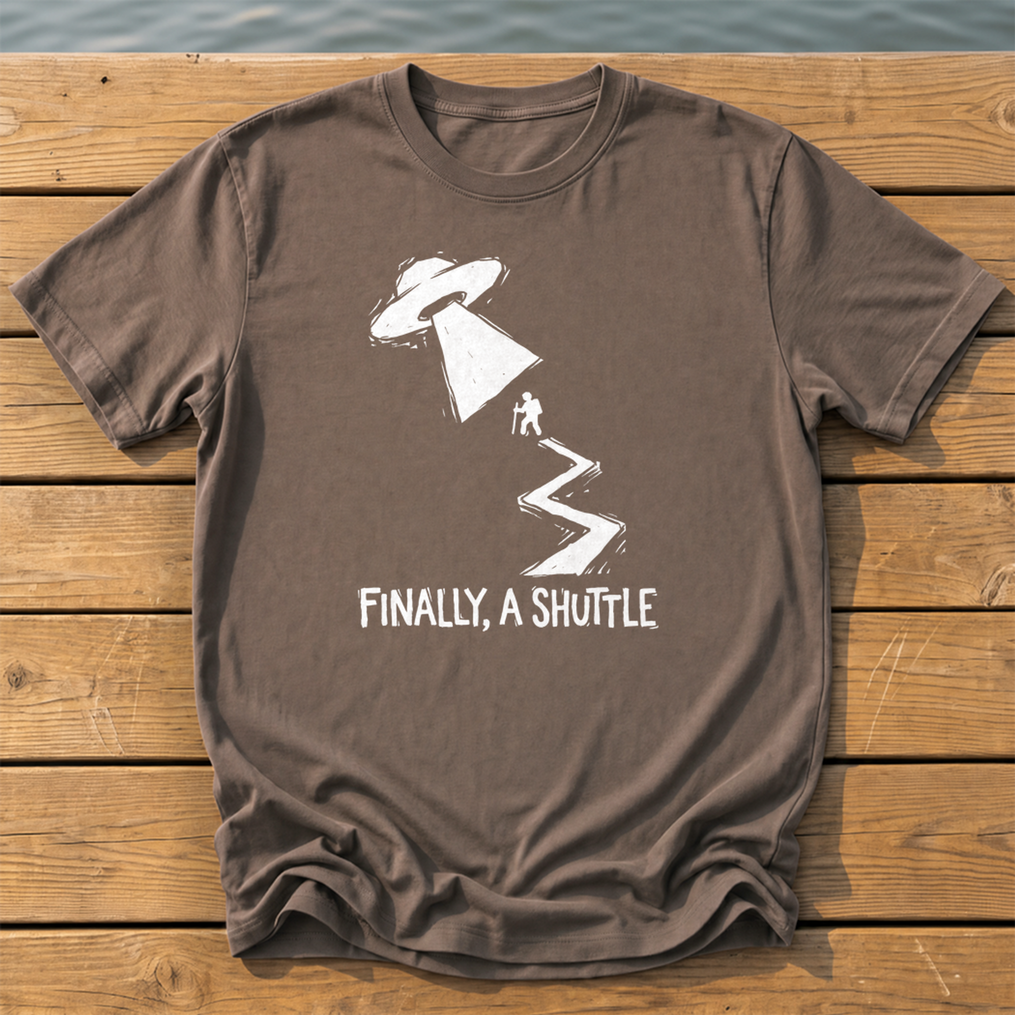 Finally, A Shuttle T-Shirt — Espresso