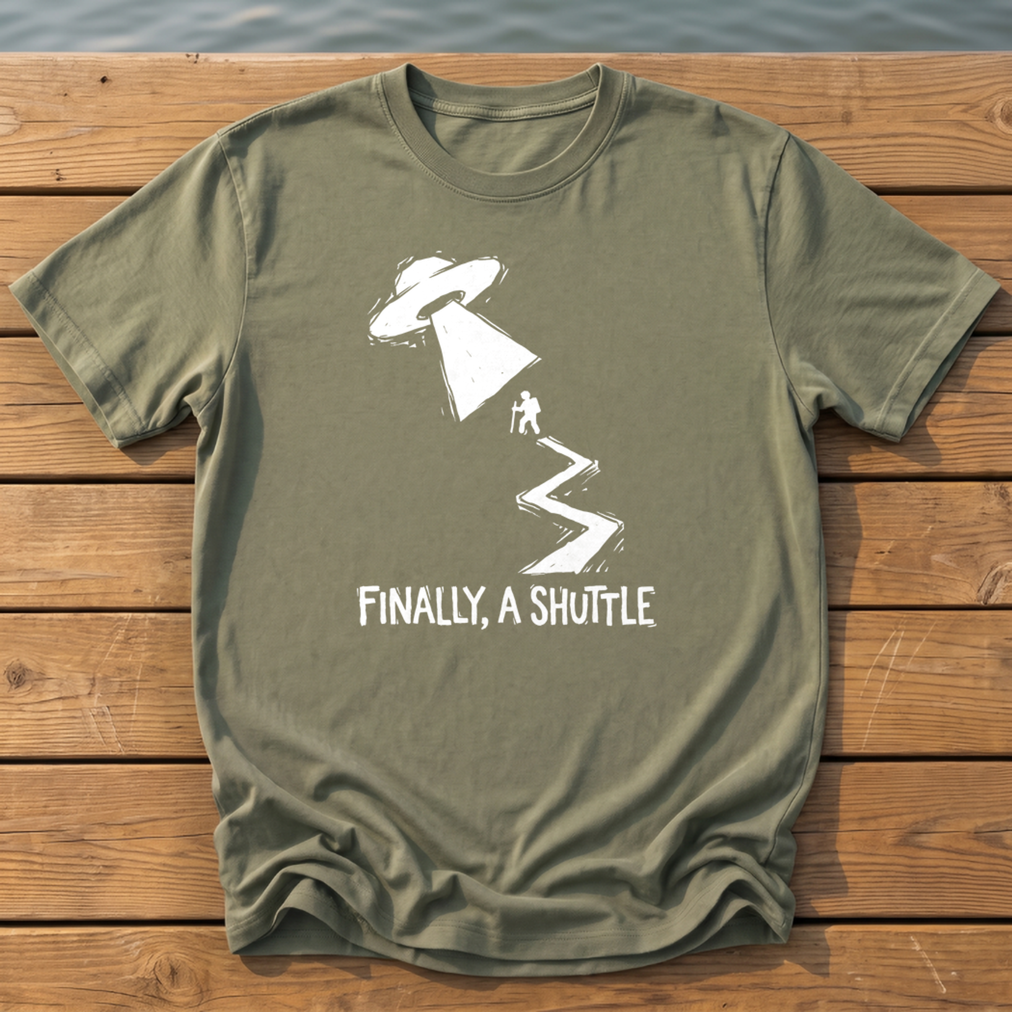 Finally, A Shuttle T-Shirt — Moss
