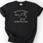 First Of All Im A Delight T-Shirt — Black