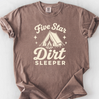 Five Star Dirt Sleeper T-Shirt — Espresso