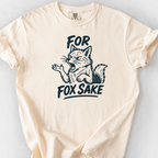 For Fox Sake T-Shirt — Ivory