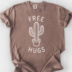 Free Hugs (Cactus) T-Shirt — Espresso