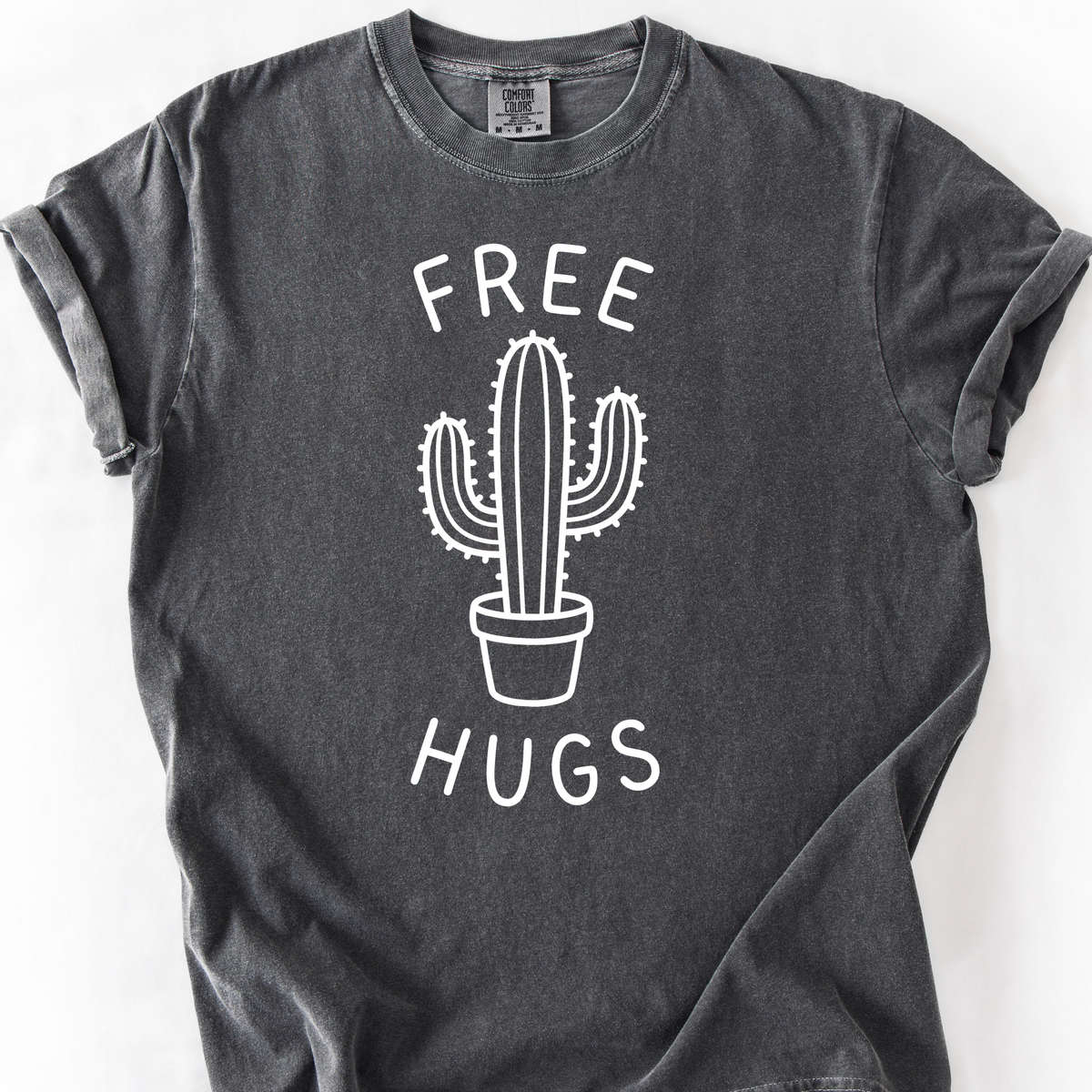 Free Hugs (Cactus) T-Shirt — Pepper